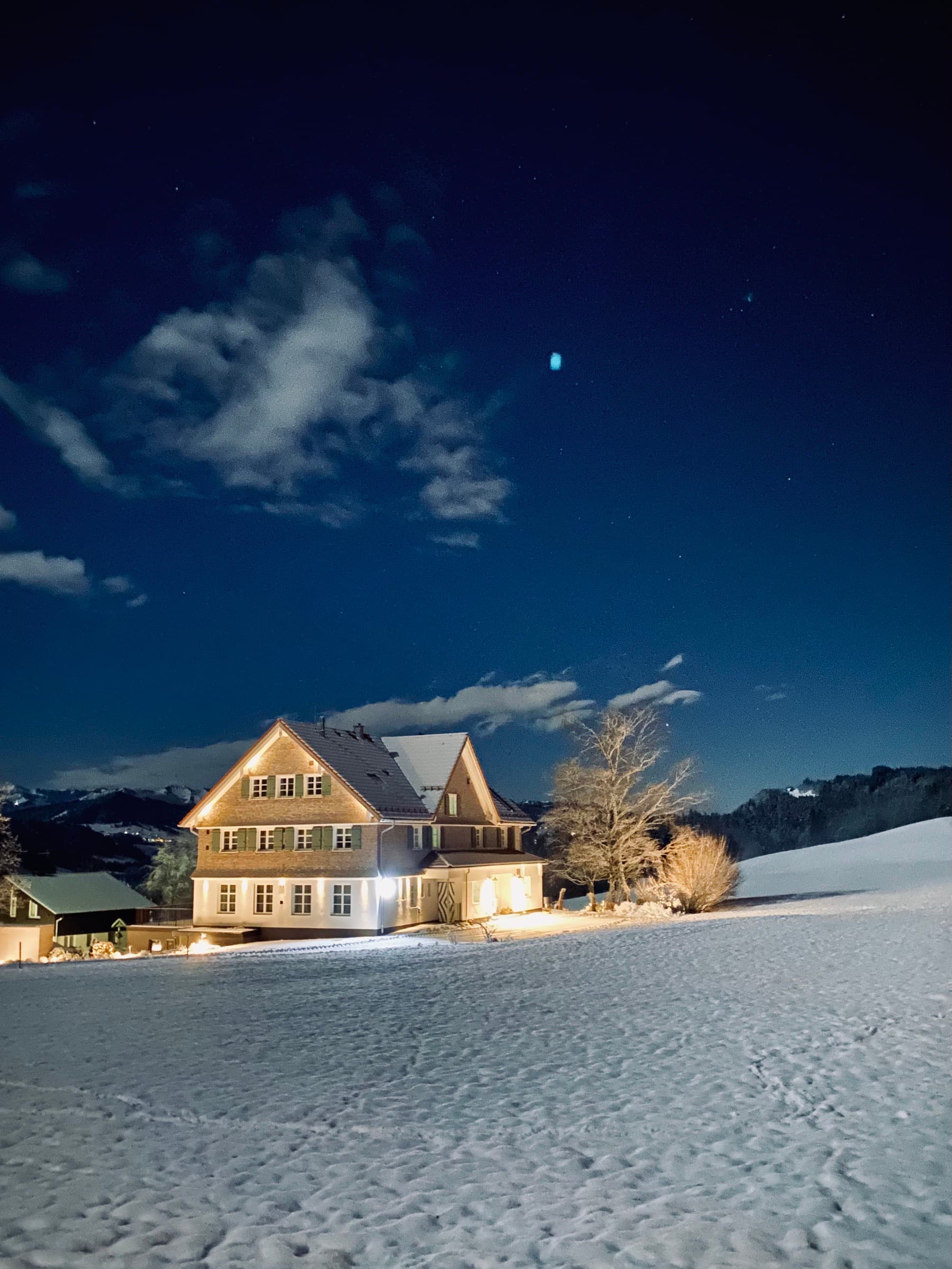 Außenansicht im Winter